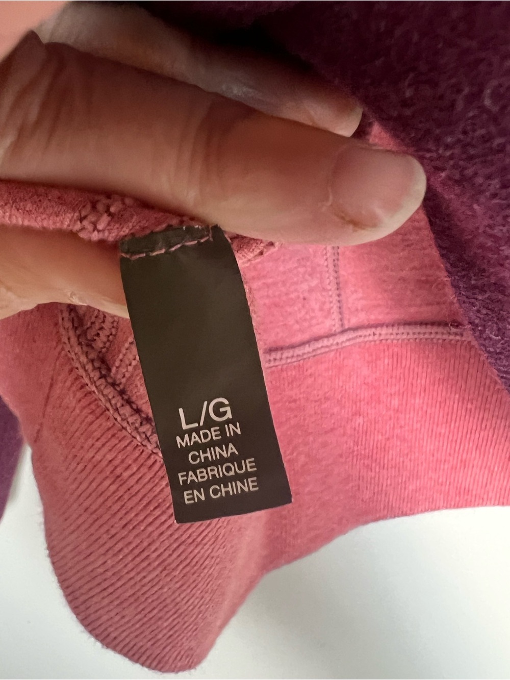 Tommy Bahama Full Zip Jacket in Plum and Rose Size Large - Picture 3 of 5